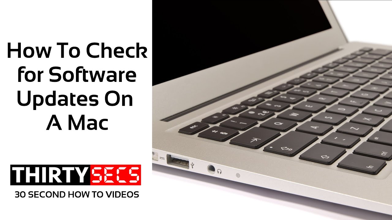 How To Check For Software Updates On A Mac YouTube