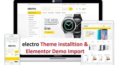 How to Install & Demo Import Electro Woocomeerce Theme 2023