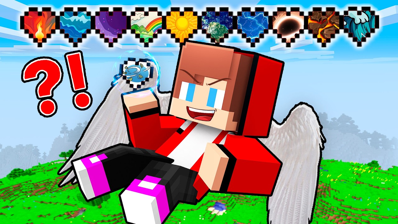 JJ Became the Master of All Existing Elements HP - Maizen (Minecraft)