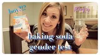 baking soda gender test! boy or girl?