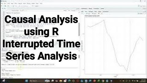 Causal Analysis using R Interrupted Time Series Analysis#r#causalinference#timeseries#interrupted