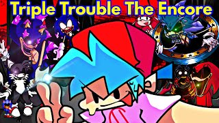 Friday Night Funkin Triple Trouble The Encore Awe Mix Sonic Fnf Modhardgameplay Cutscene