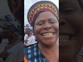 Mama Stella's excitement and a glimpse of the  #pope  is visible #bamenda