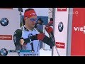 Biathlon -  &quot;Ruhpolding 2019&quot;  - Sprint Herren / Sprint Men