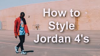 How to Style Jordan 4's || Cactus Jack 