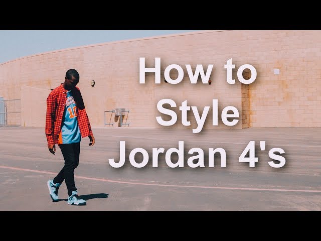 How to Style Jordan 4's || Cactus Jack 4 Outfits || How to wear Travis  Scott 4's - YouTube