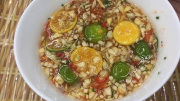 Cách làm nước chấm ốc thần thánh rất ngon