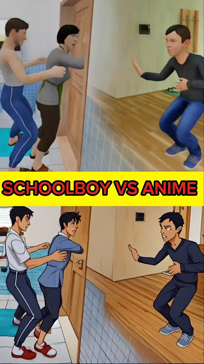 Schoolboy Runaway Vs Anime Escape 🔥 #schoolboyrunaway #shorts #evolution #granny
