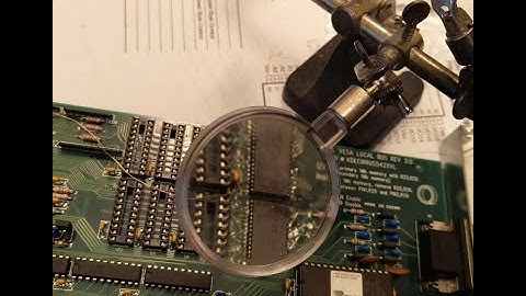 SMD soldering: lessons learned finally fixing my glitchy VLB  Cirrus Logic CL-GD5428 REV 3.0!