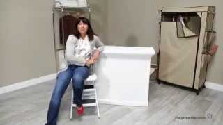 Cosco Chair Step Stool with Lift-Up Seat - Product Review Video