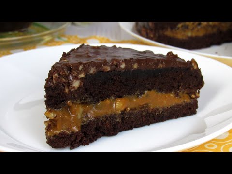 Без Духовки ☆ Очень Вкусный ШОКОЛАДНЫЙ ТОРТ СНИКЕРС ☆ Простой и Быстрый РЕЦЕПТ | Вкусные идеи Натали