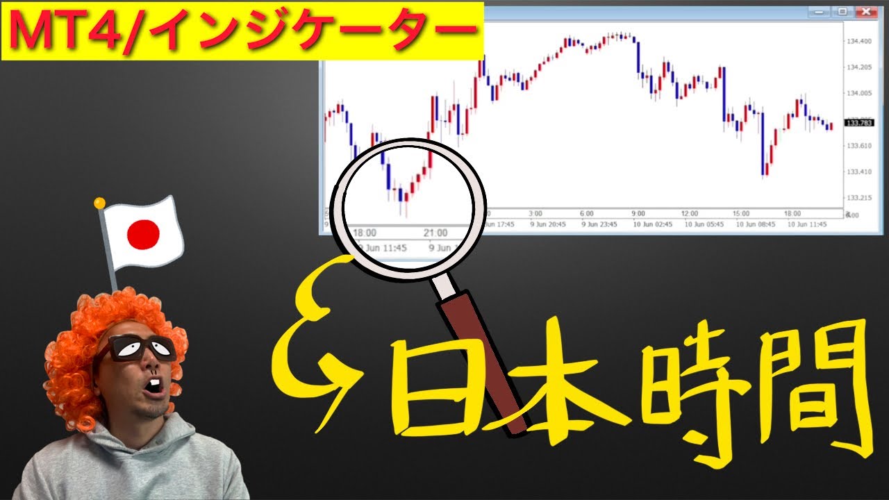 FX/インジケーター】MT4チャートに日本時間を表示する方法！「JPN_Time_SubZero」 - YouTube