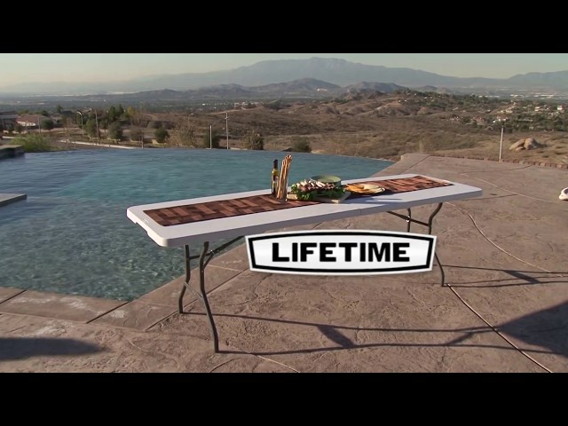 Lifetime 8' Fold-In-Half Table, Model 80219