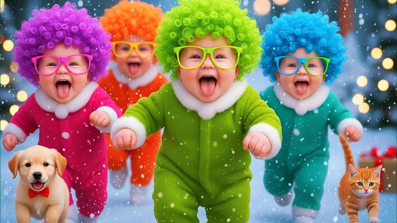 Jingle Bells Song 2025 | Baby Dance & Holiday Fun Christmas Song for ...