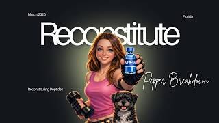 Reconstituting Peptides the RIGHT Way (Step-by-Step Guide)