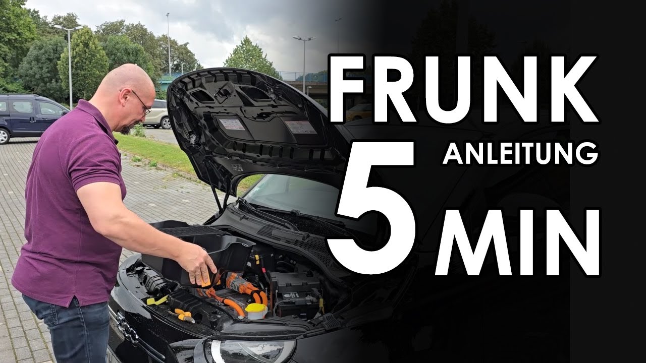 DIY: Frunk im E-Auto - Fiat 500e einbauen – Front Trunk Schritt-für-Schritt Anleitung in 5 Minuten