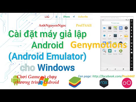 Video Cài đặt giả lập Android: Genymotions dùng phát triển... - youtube