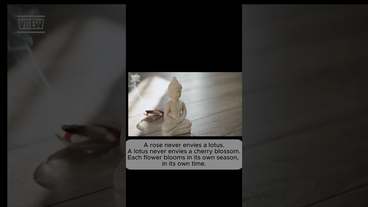 🌸 Bloom Like a Flower – Life Advice from the Buddha 🌸