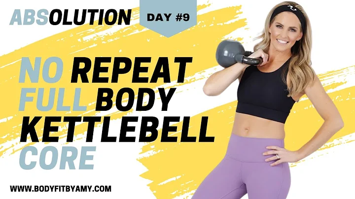 36 Minute No Repeat Kettlebell Full Body Core I Ab...