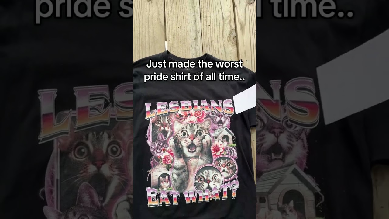 Just made the worst pride shirt of all time..