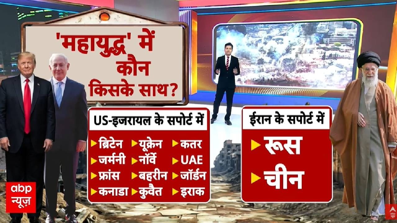 Israel Iran War: दुनिया दो हिस्सों में? महायुद्ध में किस देश का साथ किसे | Netanyahu | Khamenei