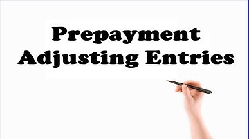 Module 3, V3 - Prepayment Adjusting Entries Explained!