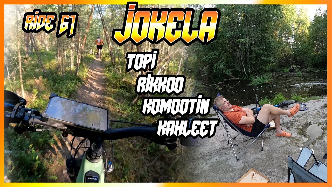 Jokela Topi Löytää Vapaan Tahdon Ja Rikkoo Komootin Kahleet | Ride 61 eMTB 2024