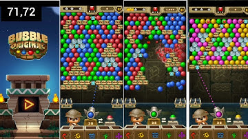 71,72, BUBBLE SHOOTER ORIGINAL, Mobile game gameplay, Android game  gameplay.