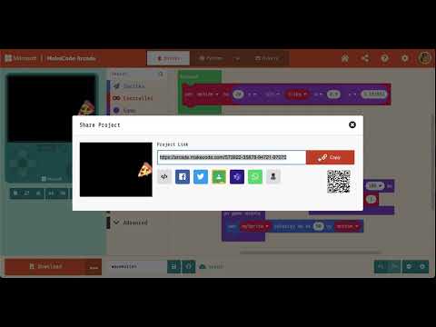 Sharing your Code with URL Makecode Arcade