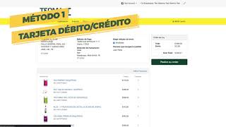 Tutorial de métodos de pago de compra online