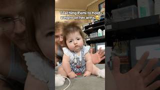 Teaching Remi To Hold Weight On Her Arms
