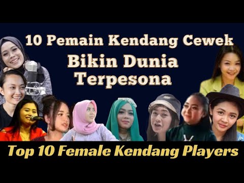 BIKIN DUNIA BERGOYANG‼️10 PEMAIN KENDANG CEWEK TERPOPULER