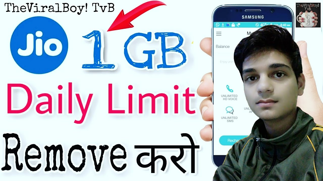 How to remove Reliance Jio 1GB Data Limit 100% WORKING with PROOF 2017 | LEGALLY