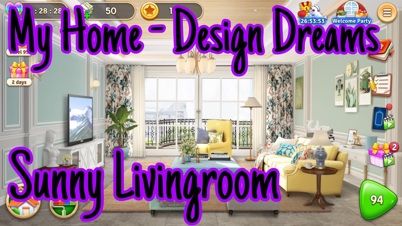 My Home Design Dreams - Sunny Livingroom - GamePlay Walkthrough - YouTube