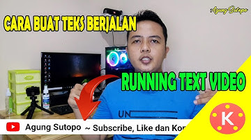 Cara Buat Teks Berjalan/Running Text Video | Tutorial Kinemaster