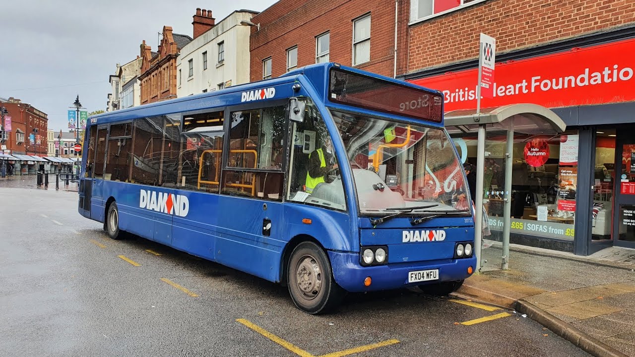 Decent Diamond Bus West Midlands Optare Solo M880 20732 FX04WFU decent-diamond-bus-west-midlands-optare-solo-m880-20732-fx04wfu