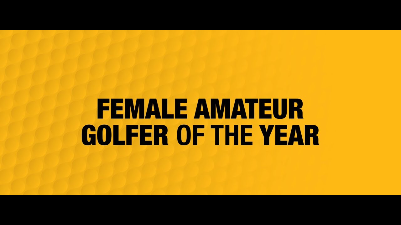 Golf Manitoba 2023 Awards Female Amateur Golfer of the Year YouTube