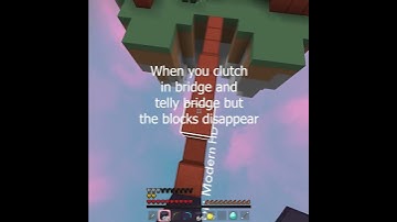 Bridge Duels Block Clutch and Telly but... (Hypixel) #shorts