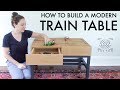 Modern Toy Train Table // DIY Furniture for Kids // Router // CNC