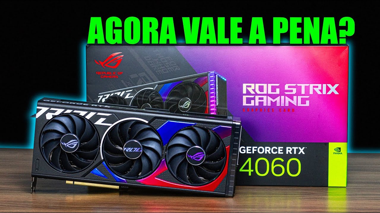 A RTX 4060 É RUIM? A MAIS BARATA DAS NOVAS RTX, VALE A PENA O