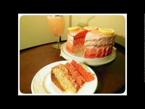 How To Make A Gradient Pink Lemonade Cake