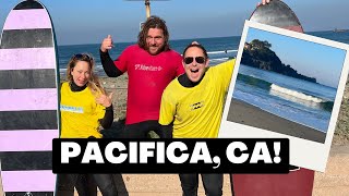 24 HOURS in PACIFICA, CA - SURFING, SIGHTSEEING, SEAFOOD, and MORE! #travelvlog