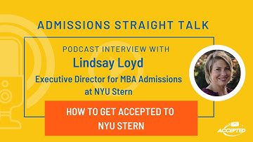 How to Get Accepted to NYU Stern