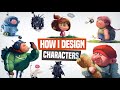 How I Design Characters | How To Color in Procreate