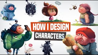 How I Design Characters | How To Color in Procreate