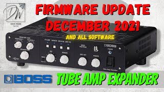 Firmware Update Ver.2.03 - BOSS Tube Amp Expander And Installing All The Software