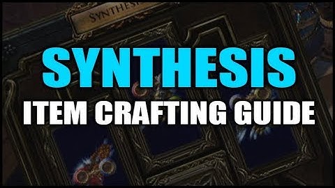 Path of Exile 3.6: ITEM SYNTHESIS Guide - With an Example - Implicit Control, Base, ilvl etc