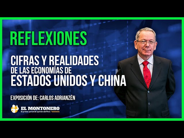 Cifras de las economías de Estados Unidos y China