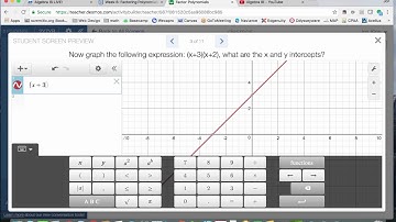 Algebra IB Week 6 Desmos Activity Factoring Polynomials
