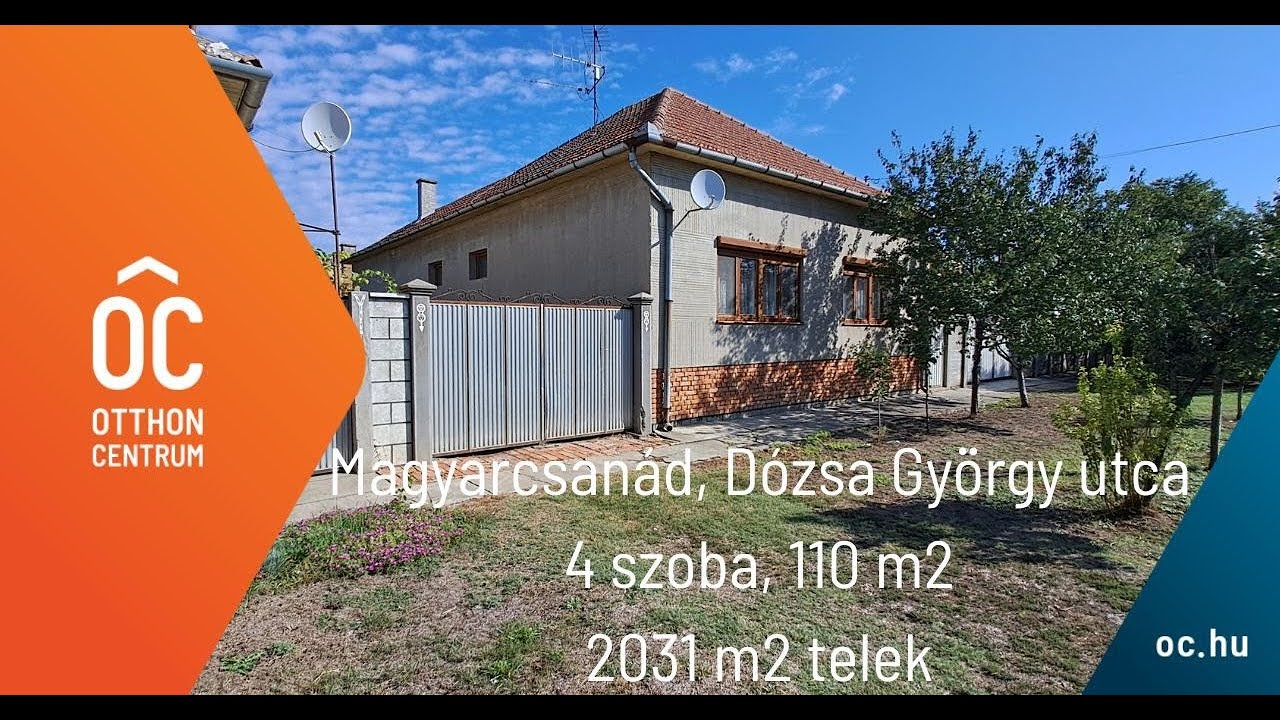 ✨ 4 szobás, parkettás családi ház Magyarcsanádon – költözz gyorsan! 🌿